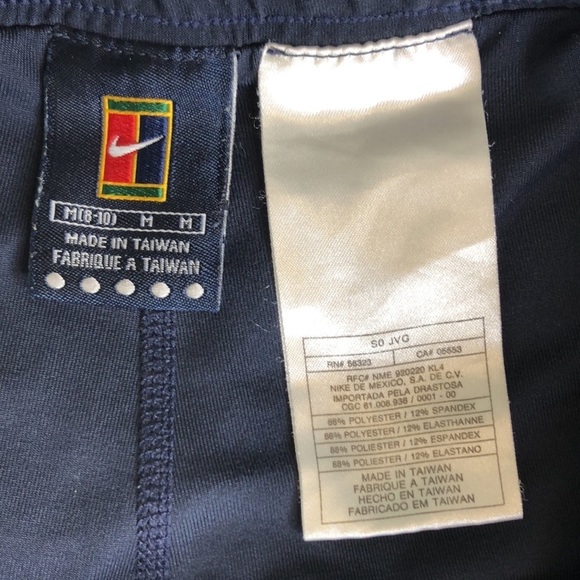 Nike Court Tennis mini Skort Vintage Blue Size M - Picture 7 of 9